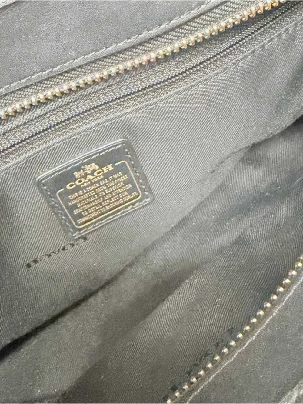 Coach Black Leather Satchel Tote Bag Turnlock Accent Pebbled Leather Handbag